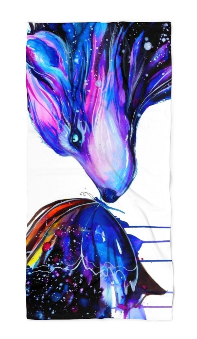 Two Galaxies Beach Throw, Svenja Jodicke, | iEDM