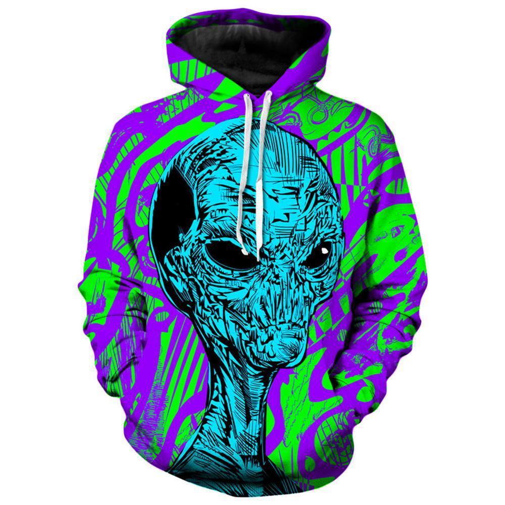 Technodrome Alien Hoodie and Joggers Combo - iEDM