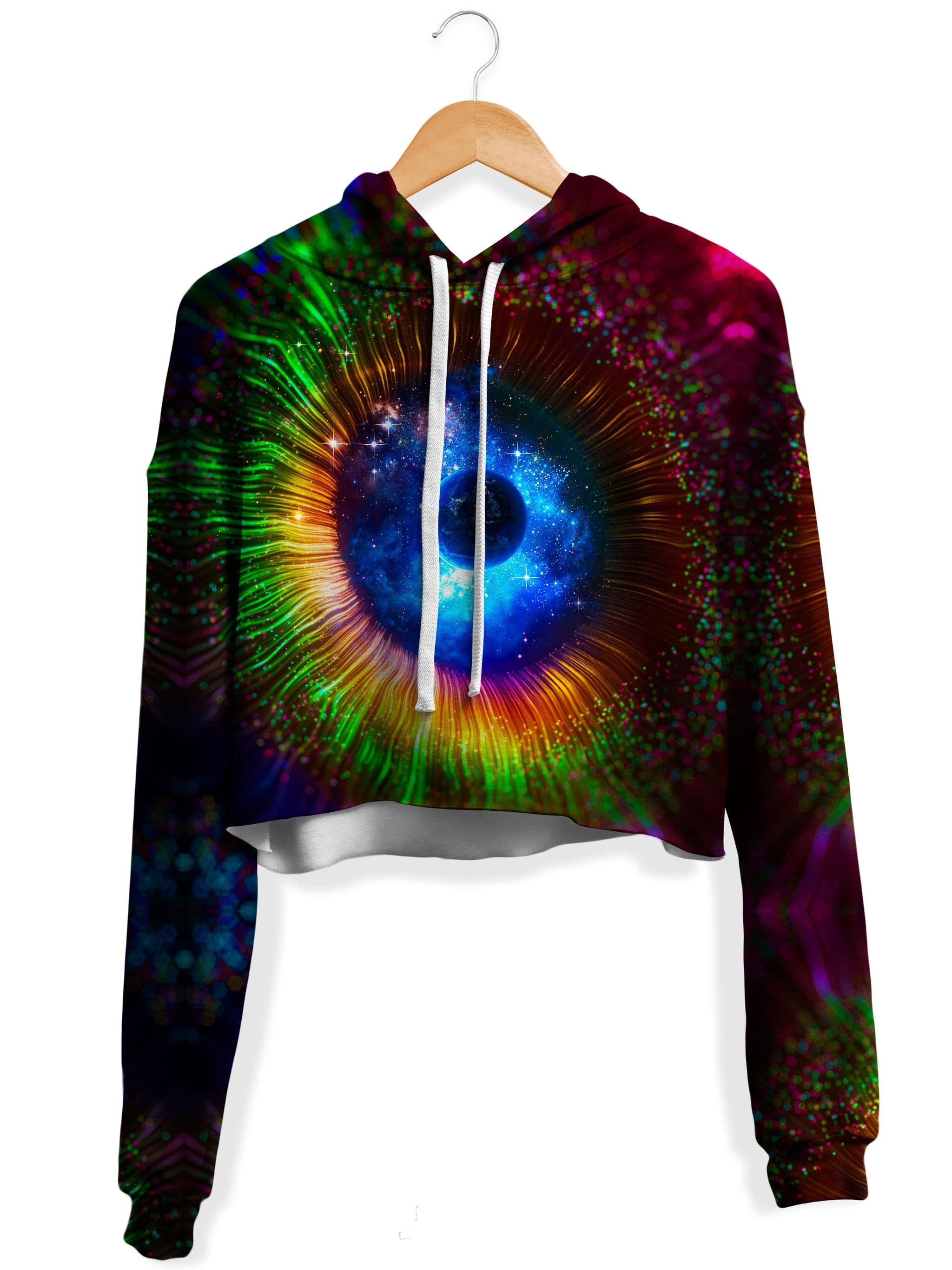 Galaxy crop hotsell top hoodie