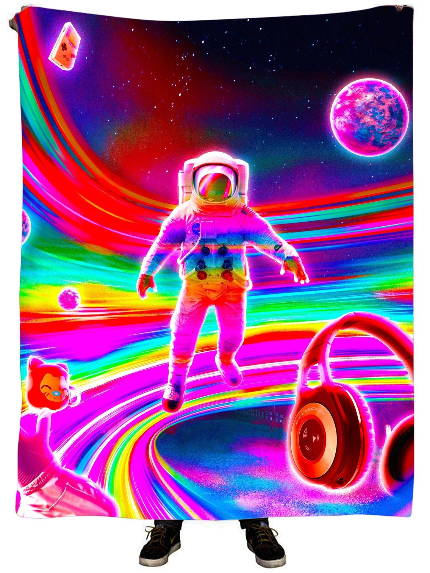 Into Orbit Plush Blanket, Think Lumi, | iEDM