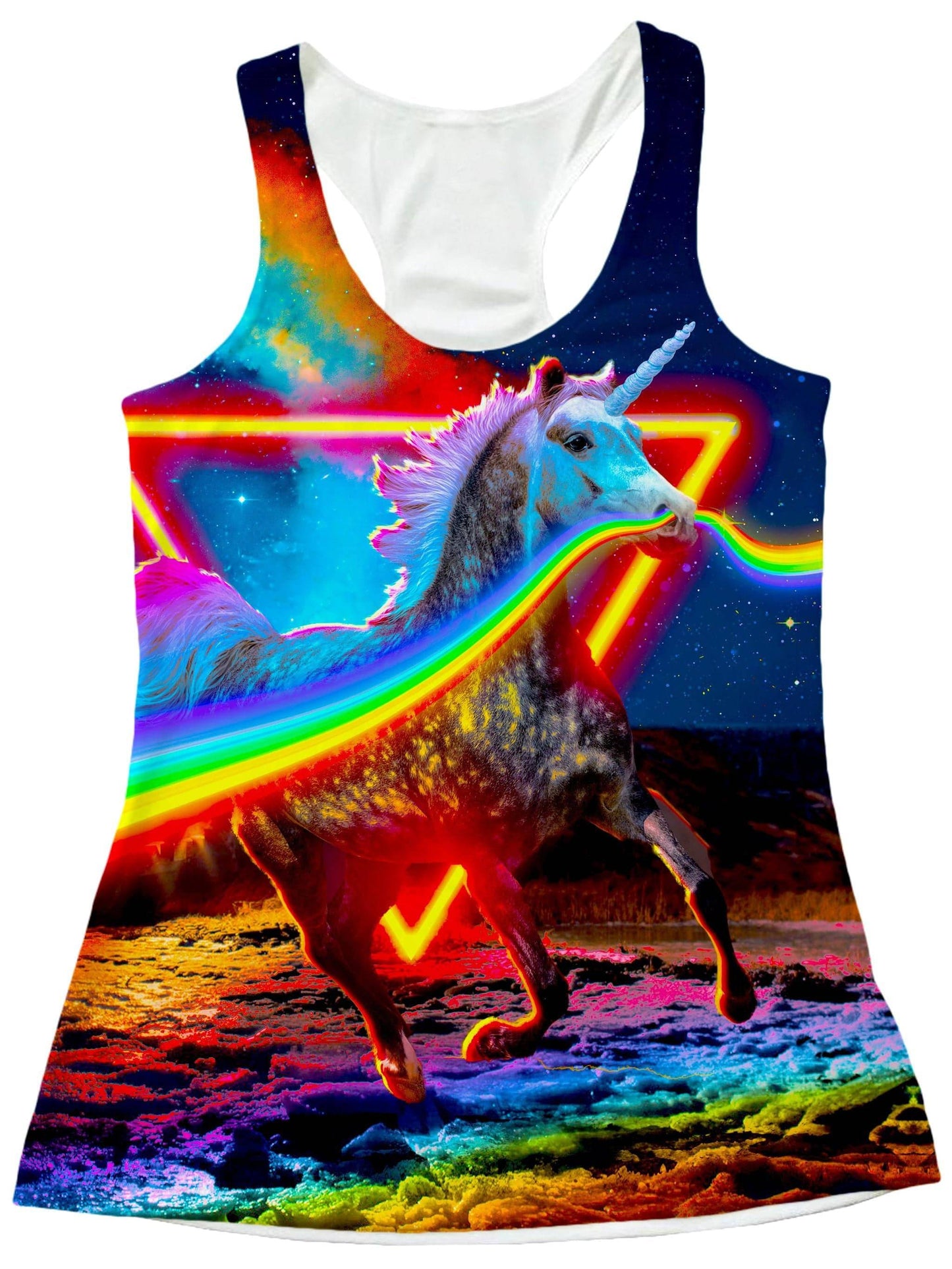 Rainbow Unicorn Women's Tank, Think Lumi, | iEDM