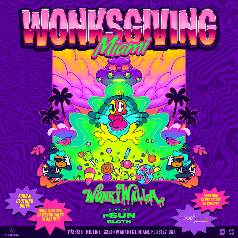 Bass Music Meets a Good Cause as WonkyWilla Partners With Food For Life Network for “Wonksgiving”