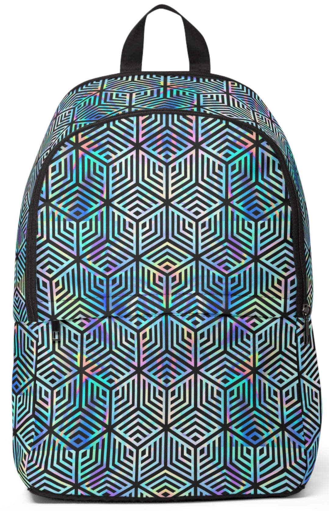 Hexagonal Shell Backpack Holographic Hexagon Backpack