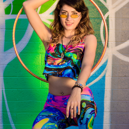 Funkadelic Crop Top and Leggings Combo, BrizBazaar, | iEDM