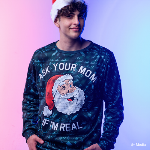 Ask Your Mom Ugly Sweatshirt, On Cue Apparel, | iEDM