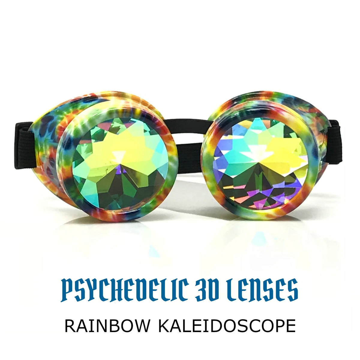 Square Rave Goggles Rave Kaleidoscope Goggles Hippy Glasses