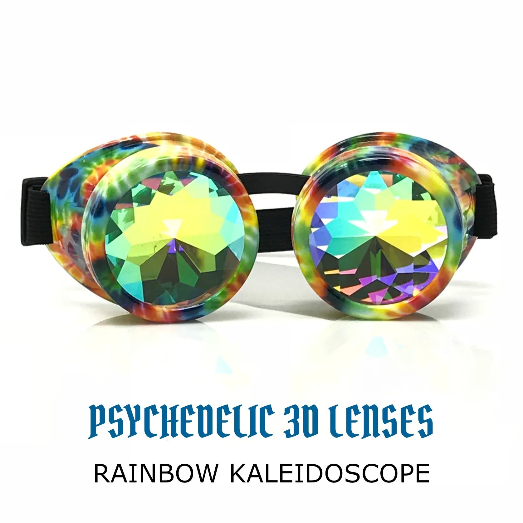 Rave Kaleidoscope Goggles Hippy Glasses - iEDM