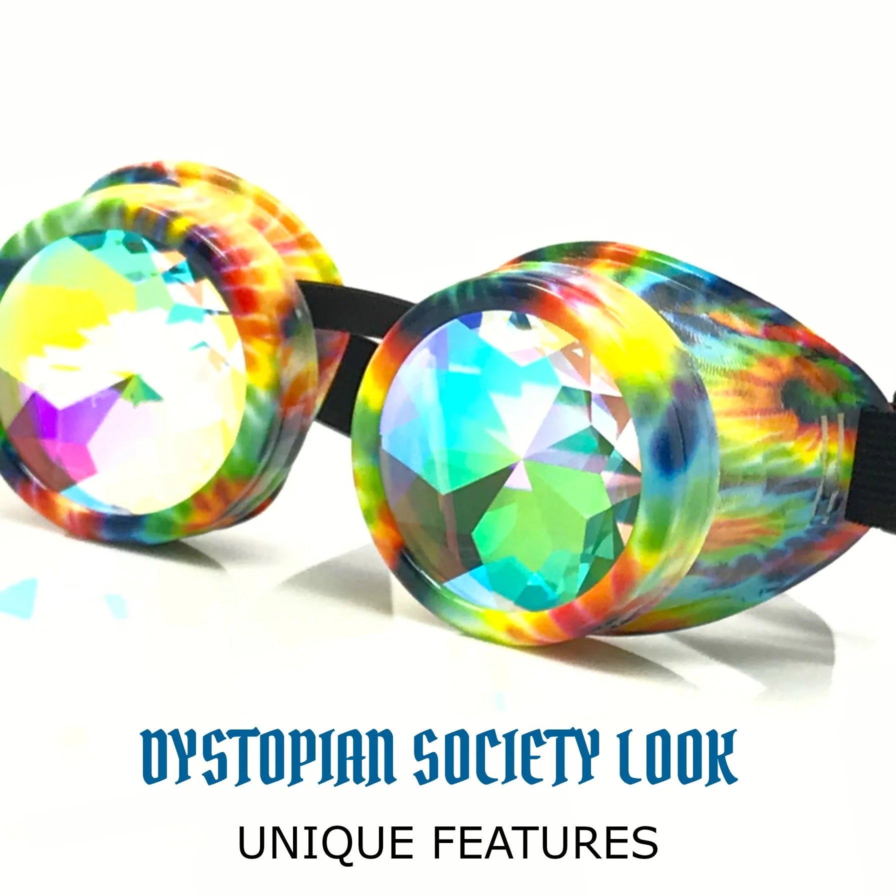 Rave Kaleidoscope Goggles Hippy Glasses