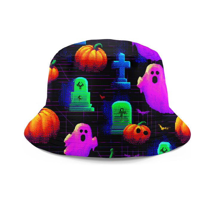 8 Bit Halloween Bucket Hat - iEDM