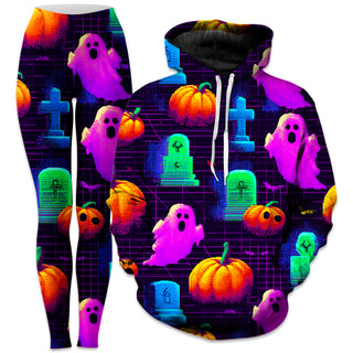 iEDM - 8 Bit Halloween Hoodie and Leggings Combo
