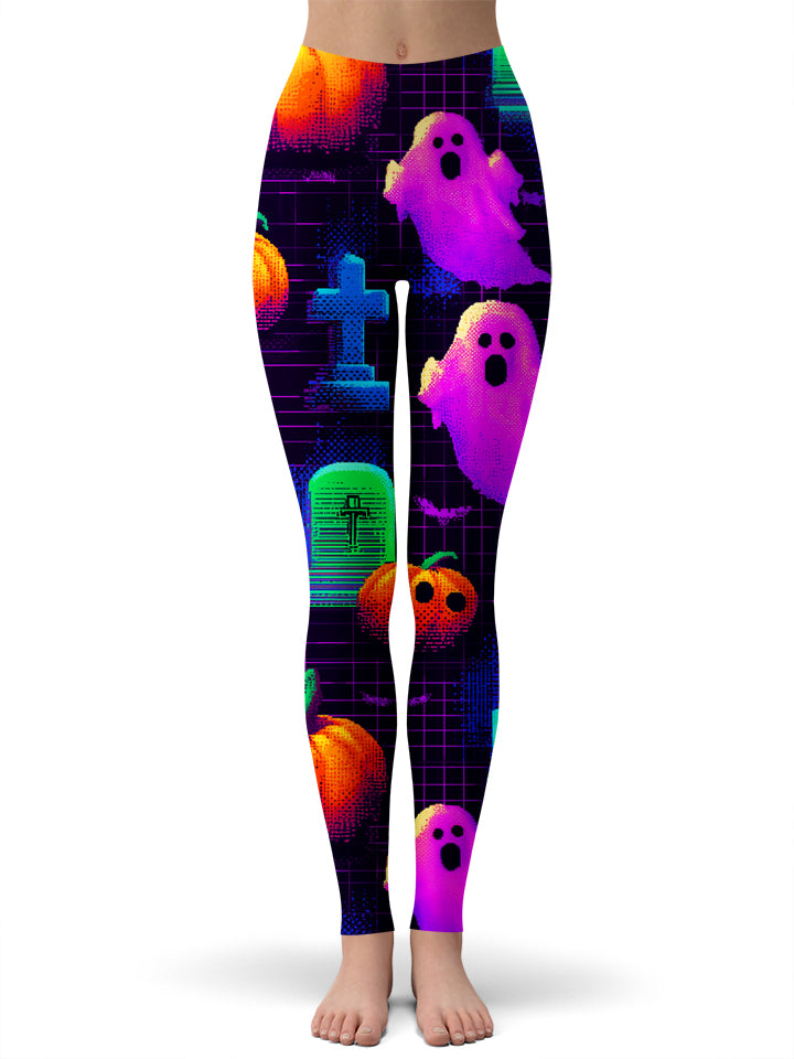 8 Bit Halloween Leggings - iEDM