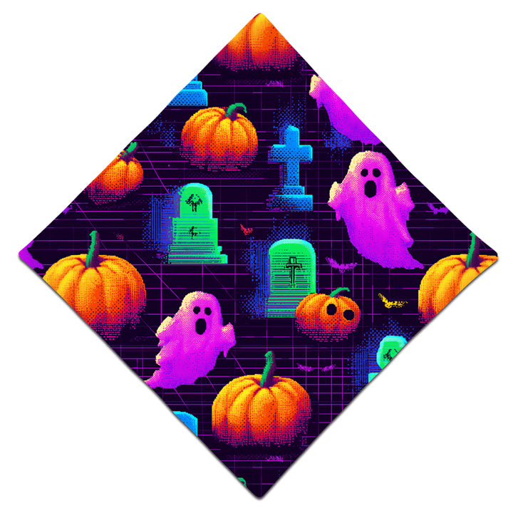 8 Bit Halloween Bandana - iEDM