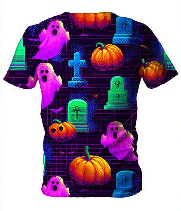 8 Bit Halloween Men's T-Shirt - iEDM