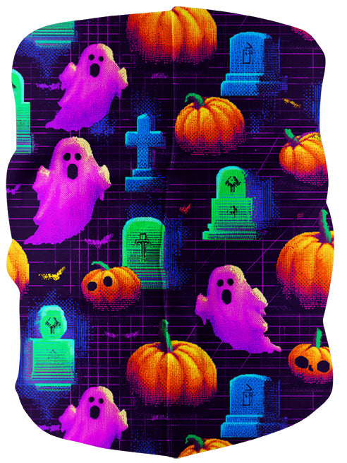 8 Bit Halloween Bandana Mask - iEDM