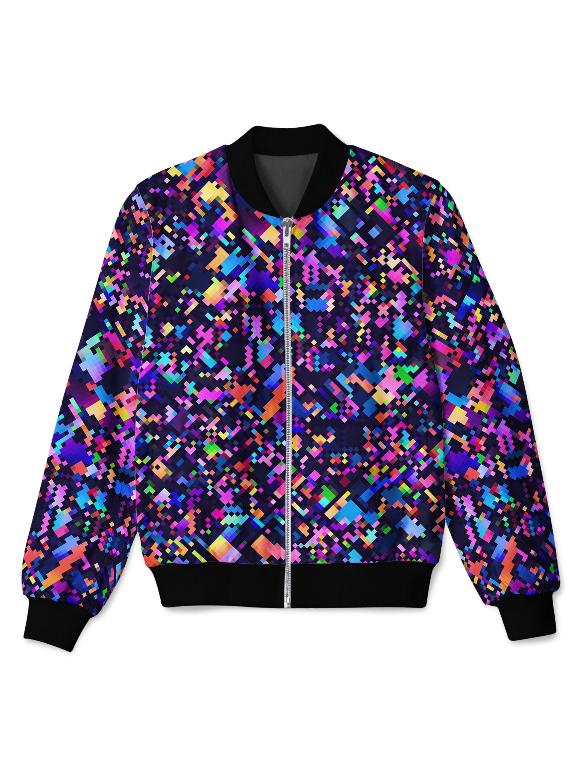 8-Bit Confetti Bomber Jacket, Art Design Works, | iEDM