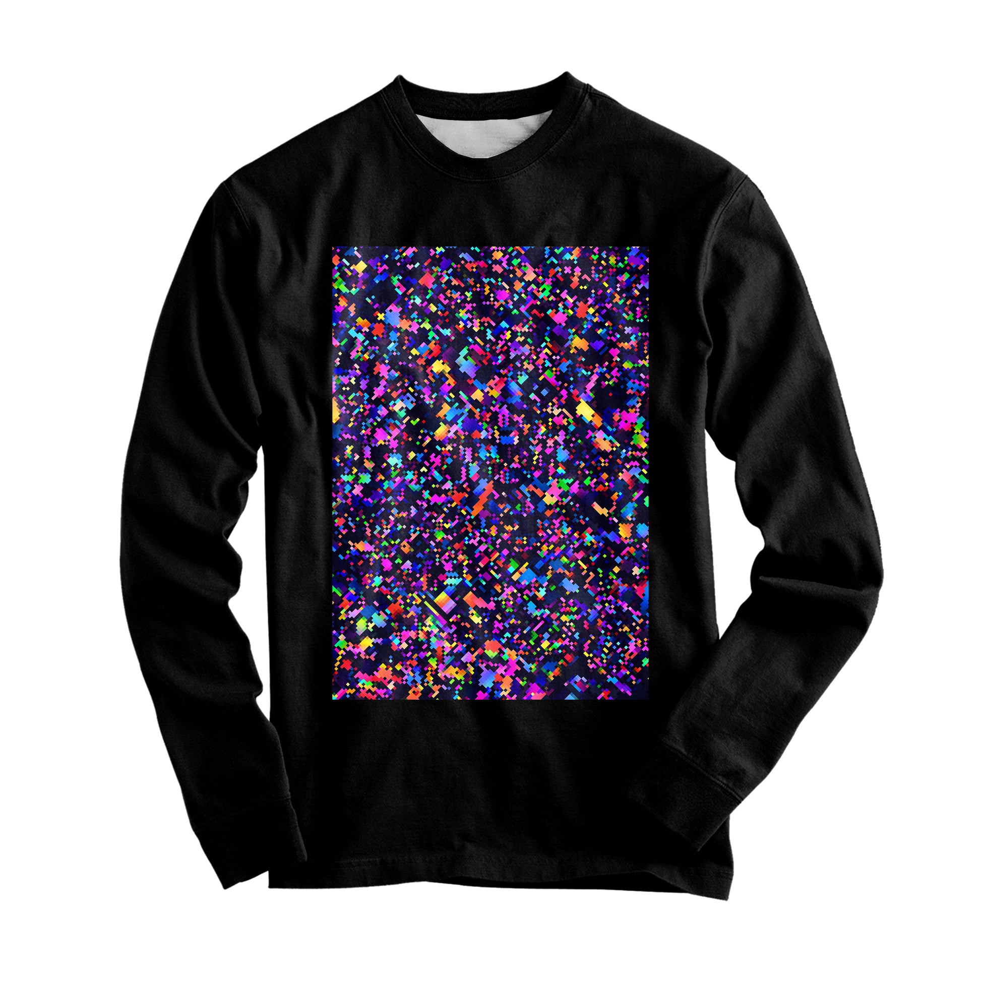 8-Bit Confetti Graphic Long Sleeve, Art Design Works, | iEDM