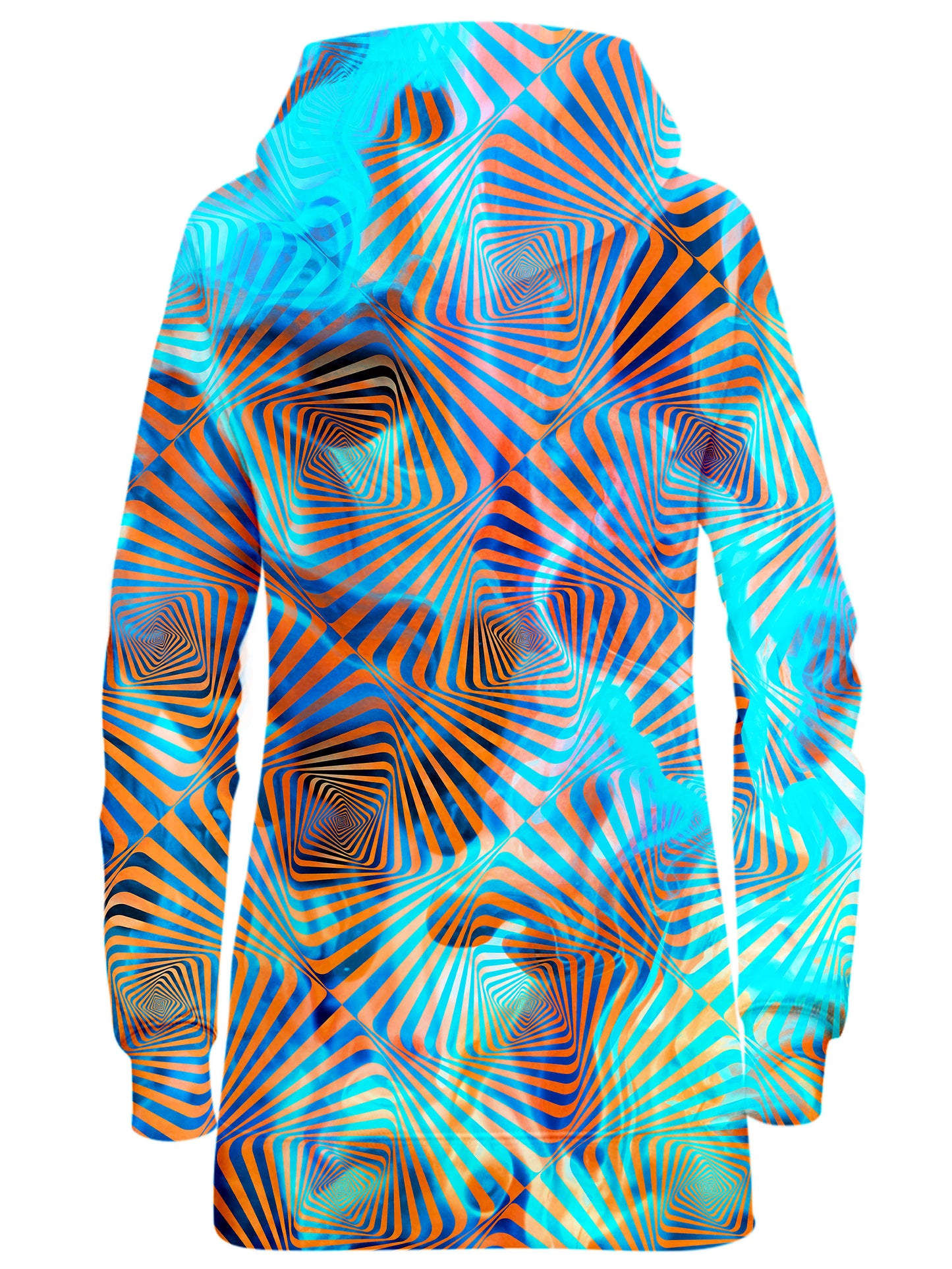 Aqua Plasma Hoodie Dress, Art Design Works, | iEDM