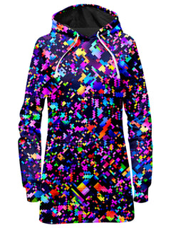 Art Design Works - 8-Bit Confetti Hoodie Dress and Leggings Combo