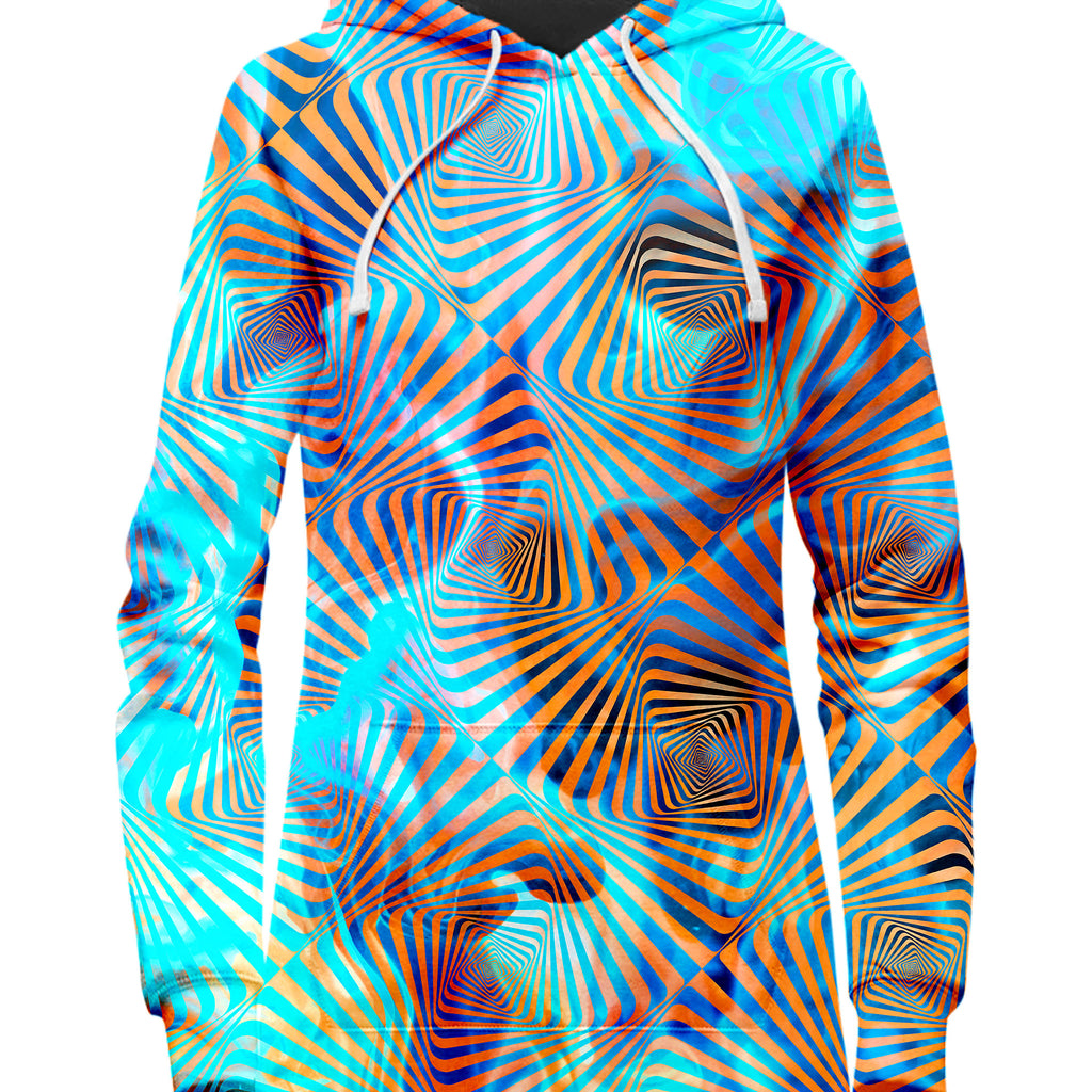 Aqua Plasma Hoodie Dress, Art Design Works, | iEDM