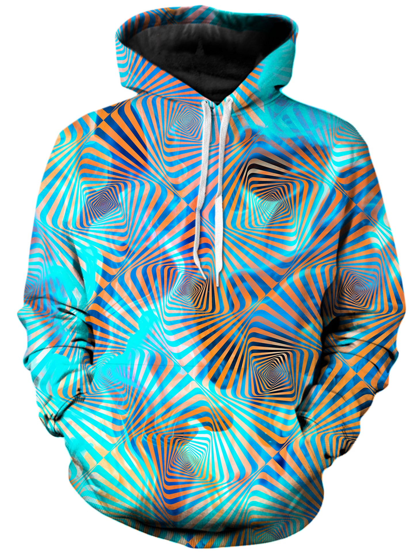 Aqua Plasma Unisex Hoodie, Art Design Works, | iEDM