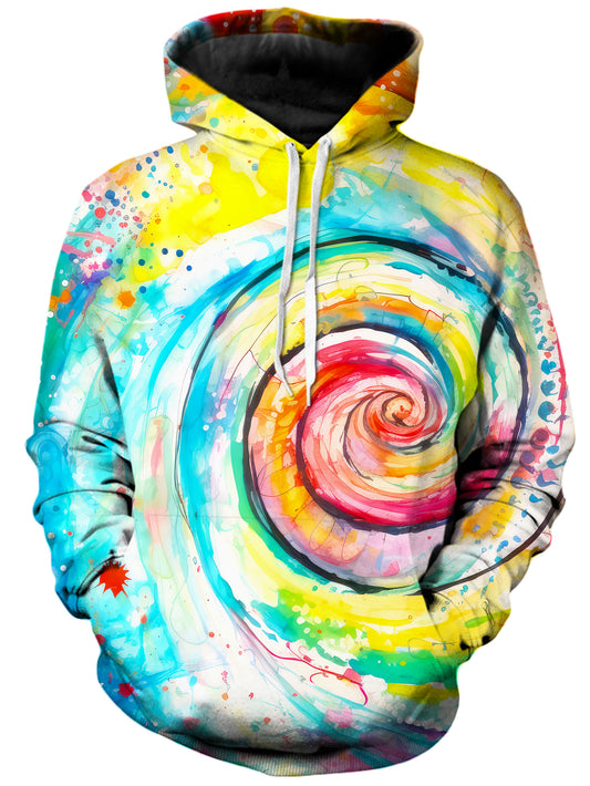 Water Color Swirl Unisex Hoodie, Art Design Works, | iEDM