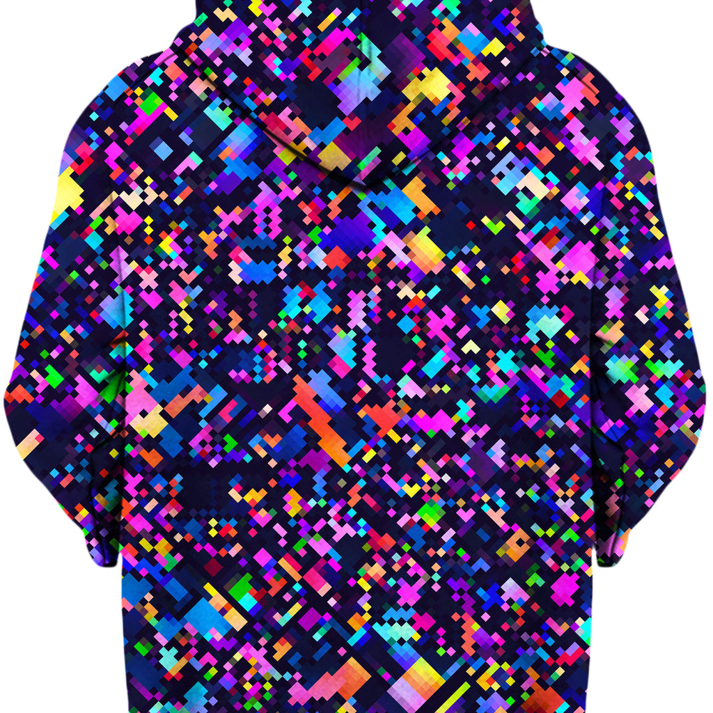 8-Bit Confetti Unisex Zip-Up Hoodie, Art Design Works, | iEDM