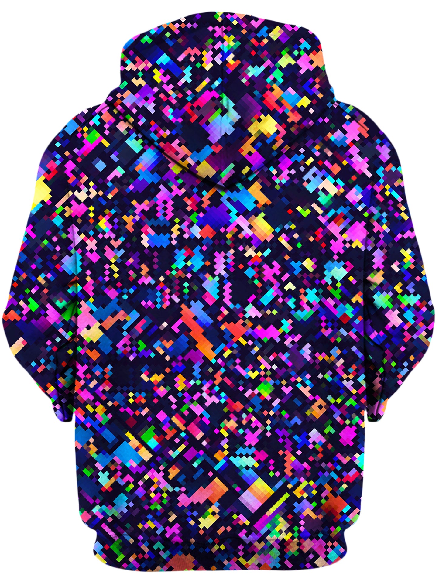 8-Bit Confetti Unisex Zip-Up Hoodie, Art Design Works, | iEDM