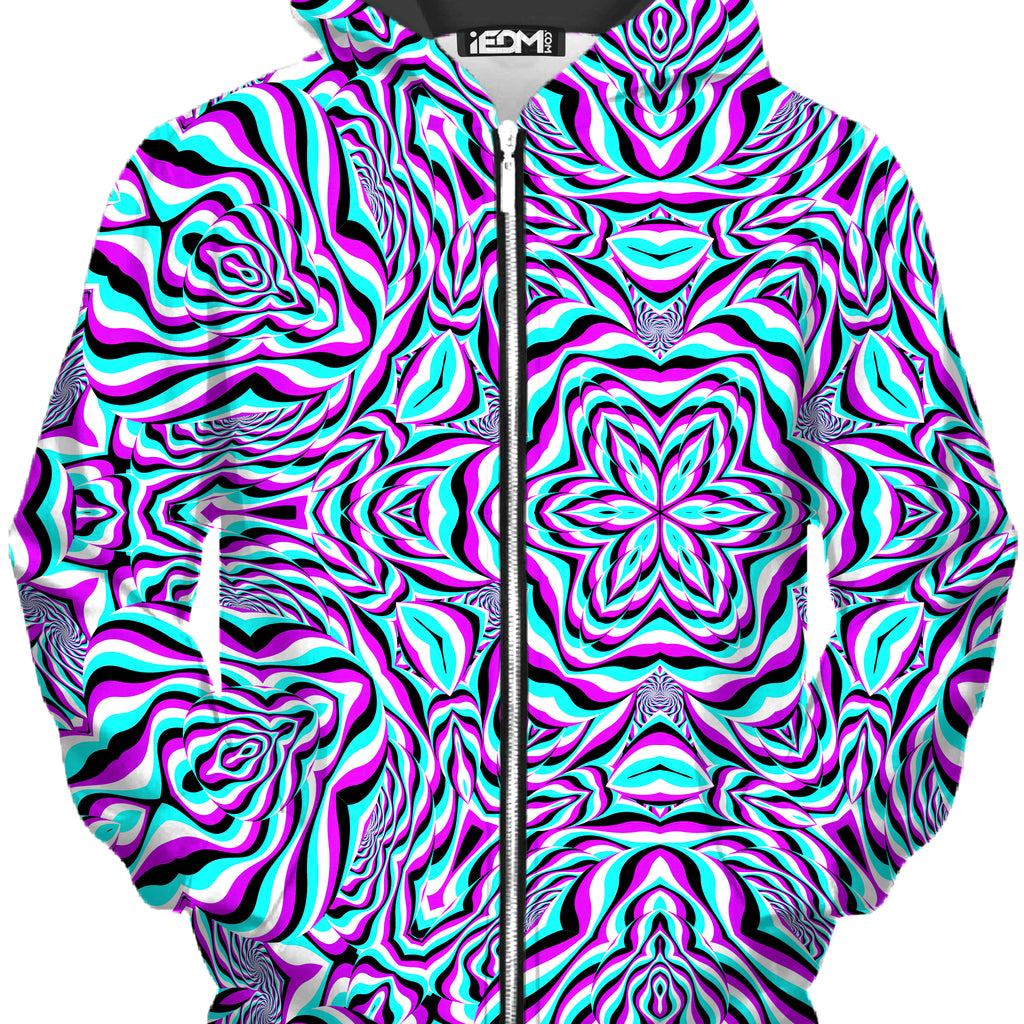 Aquarius Unisex Zip-Up Hoodie, Art Design Works, | iEDM