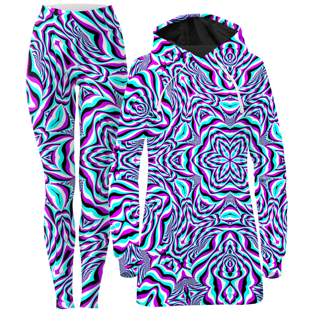 Aquarius Hoodie Dress and Leggings Combo, Art Design Works, | iEDM