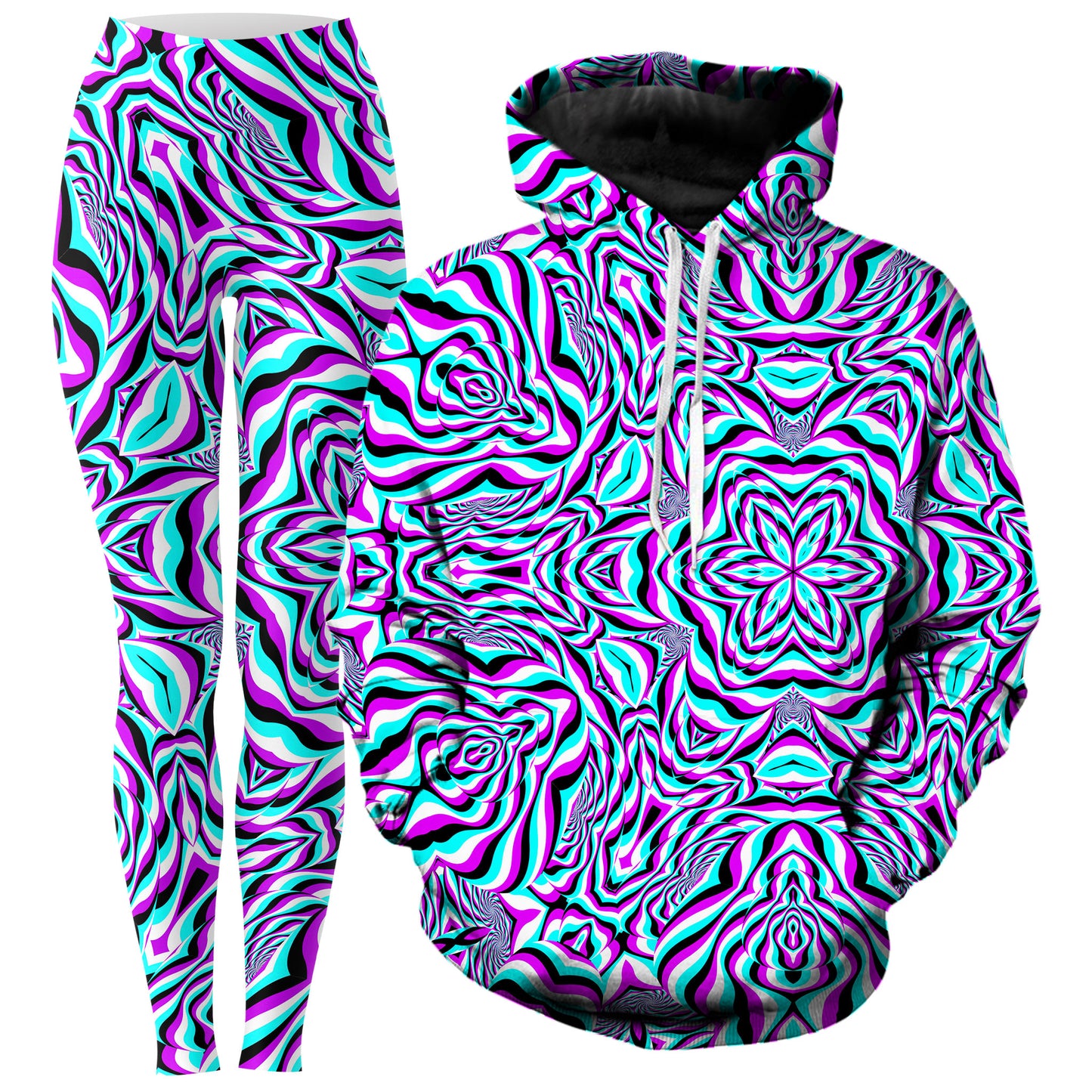 Aquarius Hoodie and Leggings Combo, Art Design Works, | iEDM