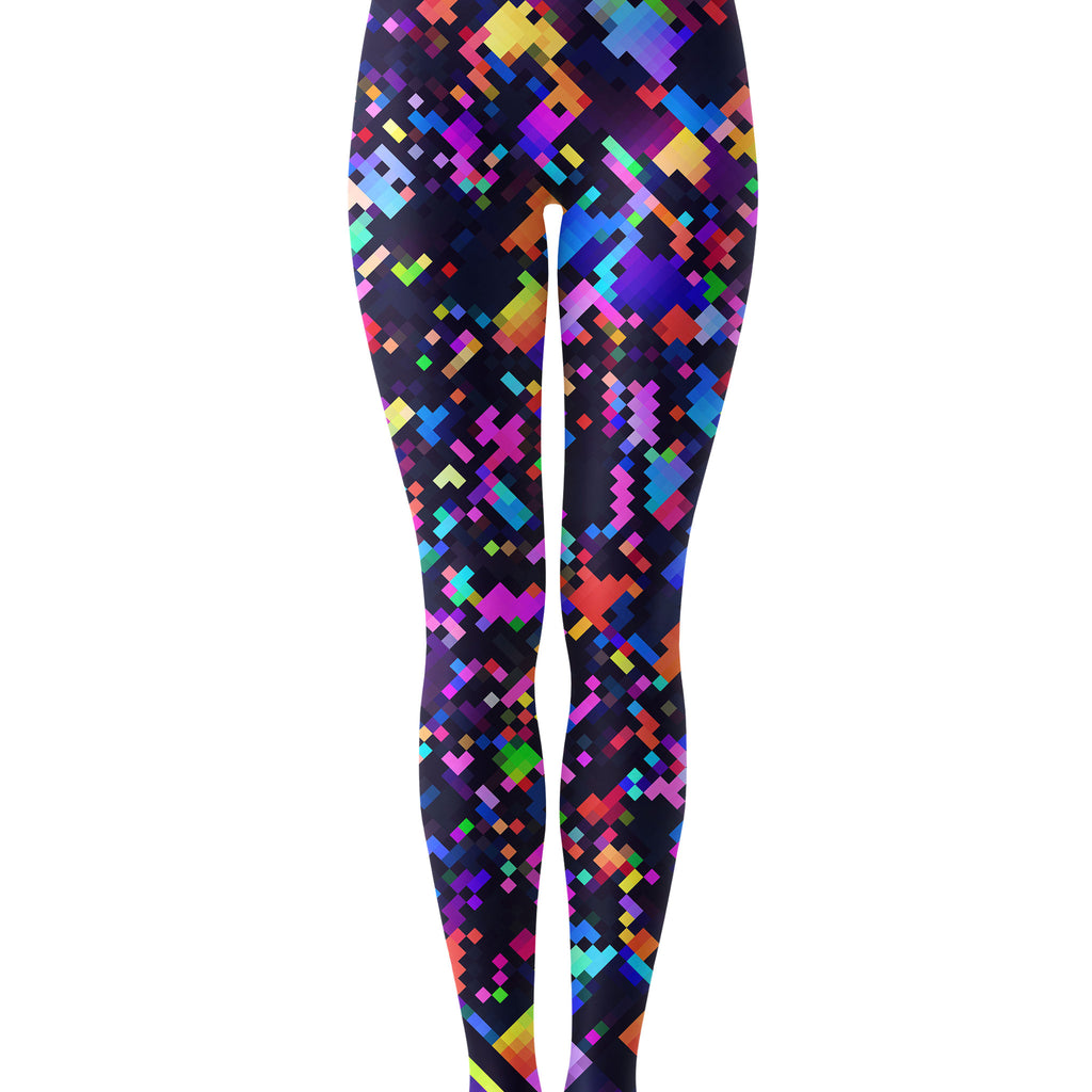 8-Bit Confetti Leggings, Art Design Works, | iEDM