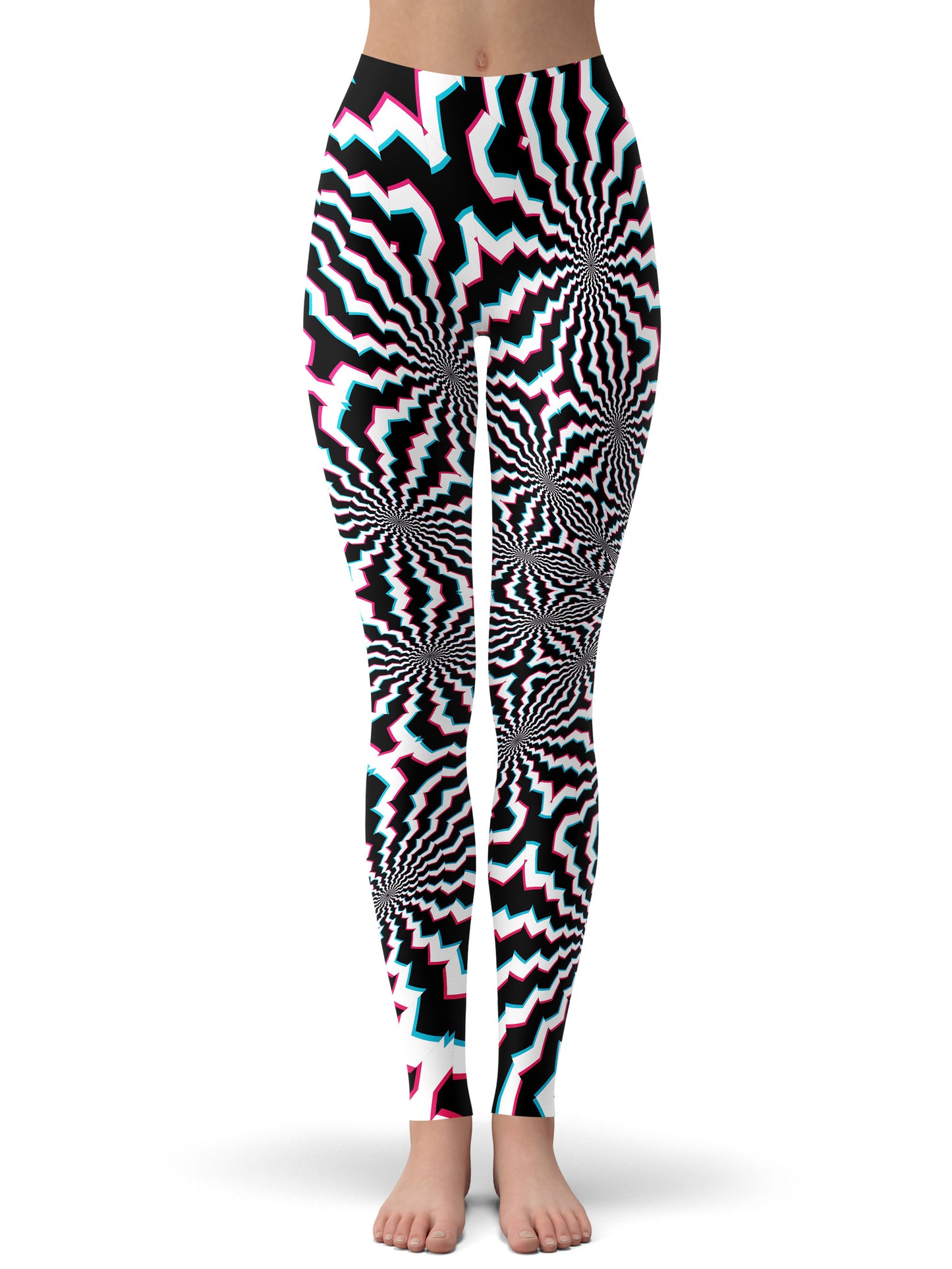 Fractal Ripples Leggings, Art Design Works, | iEDM