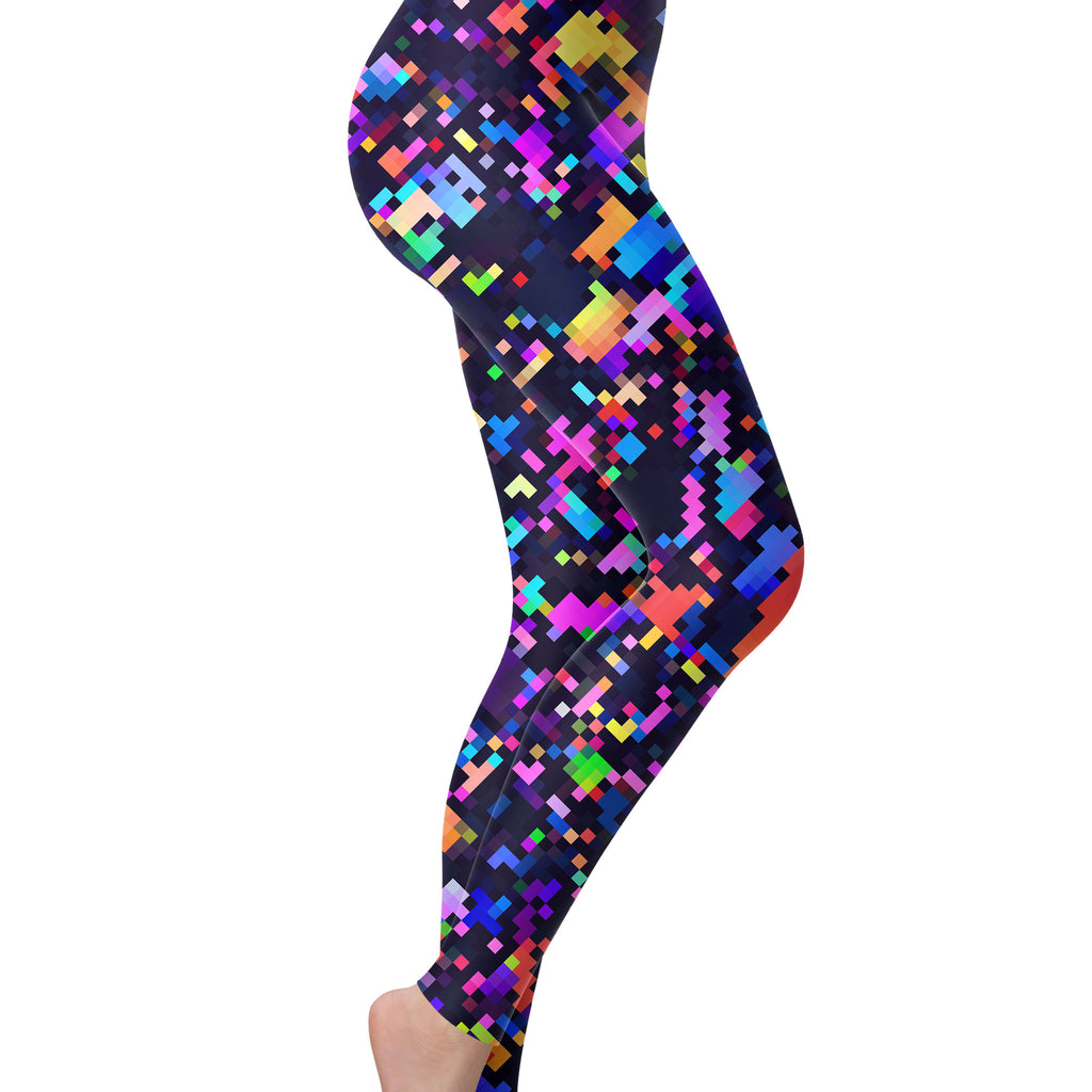 8-Bit Confetti Leggings, Art Design Works, | iEDM