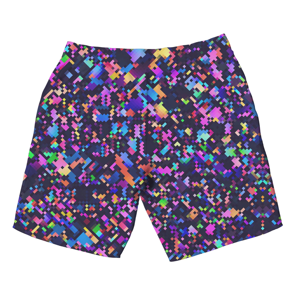 8-Bit Confetti Cloud Shorts, Art Design Works, | iEDM