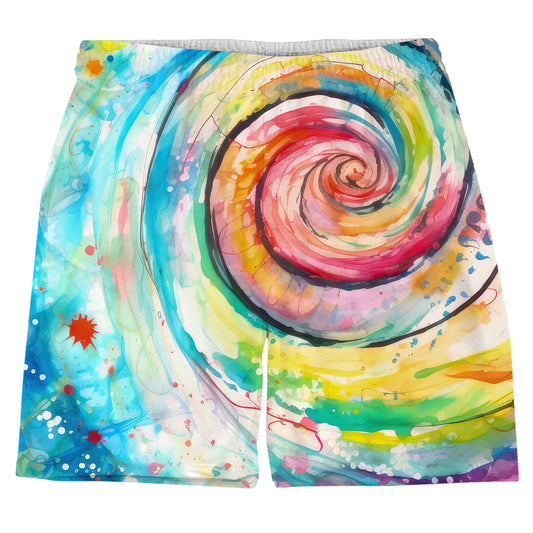 Water Color Swirl Weekend Shorts, Art Design Works, | iEDM