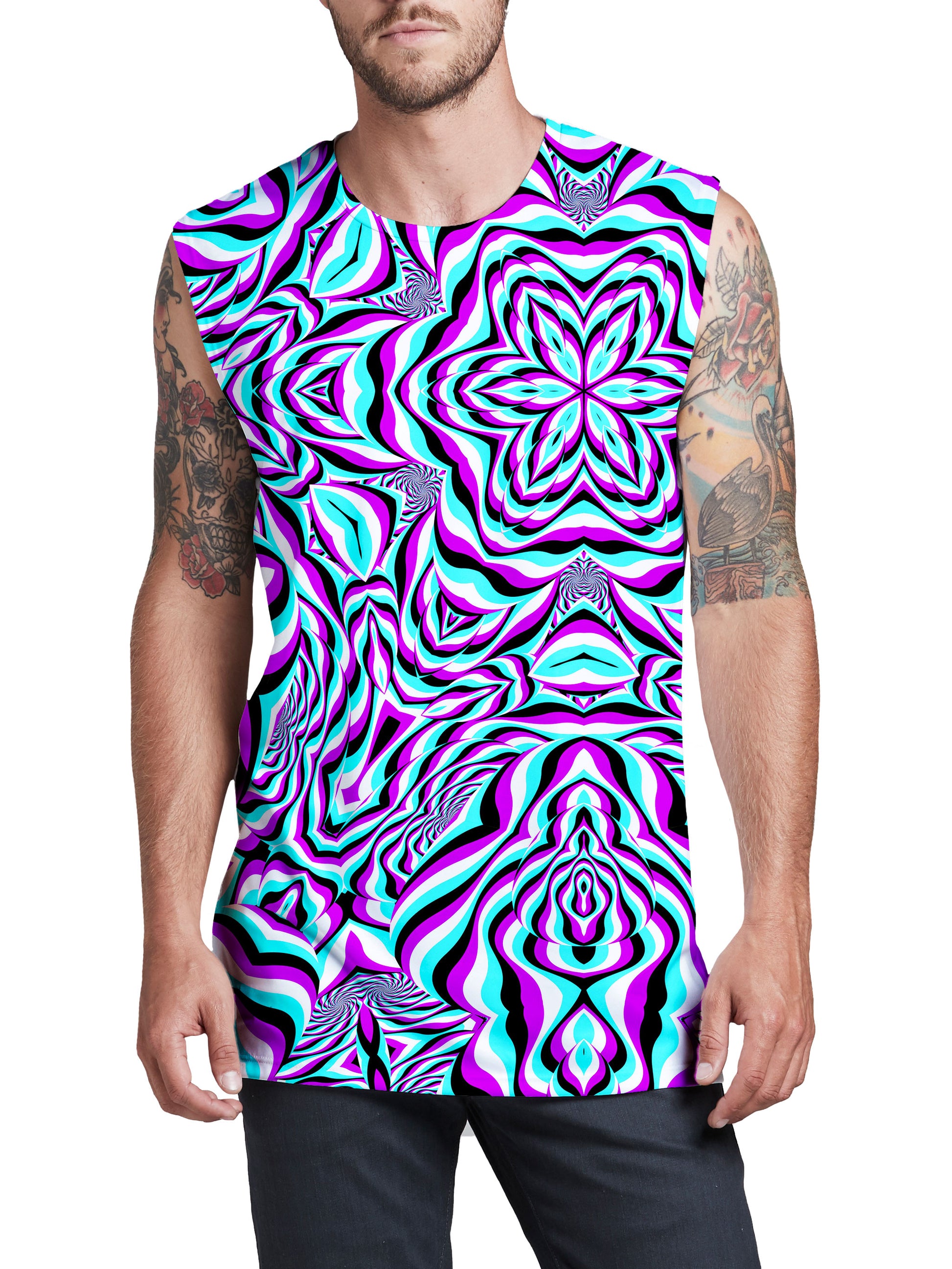 Aquarius Men's Muscle Tank, Art Design Works, | iEDM