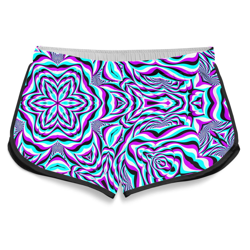 Aquarius Women's Retro Shorts, Art Design Works, | iEDM