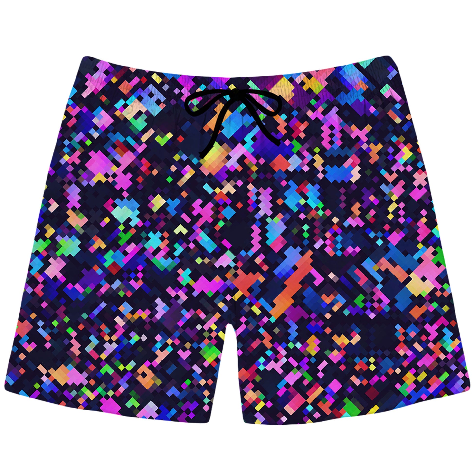 8-Bit Confetti Swim Trunks, Art Design Works, | iEDM