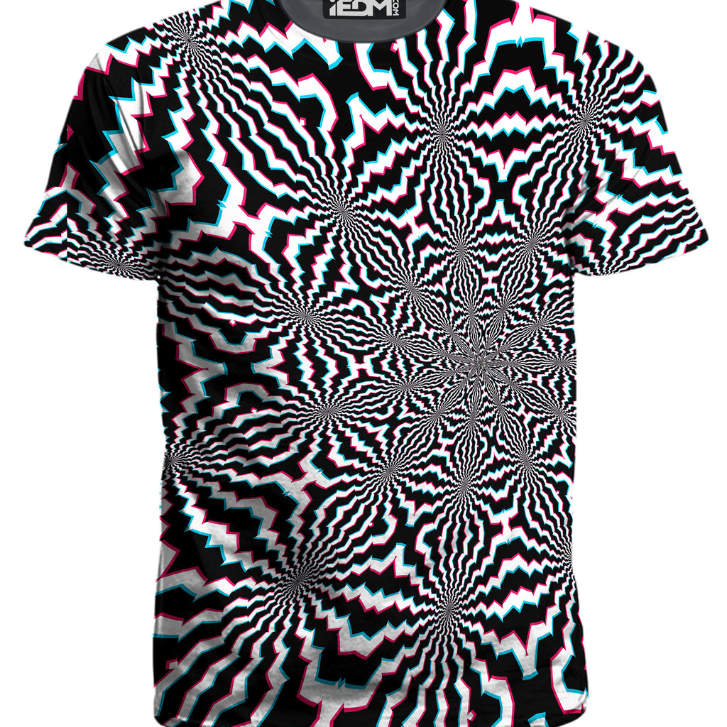 Fractal Ripples Men's T-Shirt, Art Design Works, | iEDM