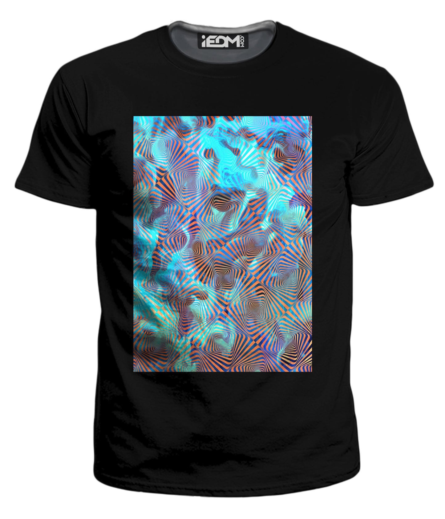 Aqua Plasma Men's Graphic T-Shirt, Art Design Works, | iEDM