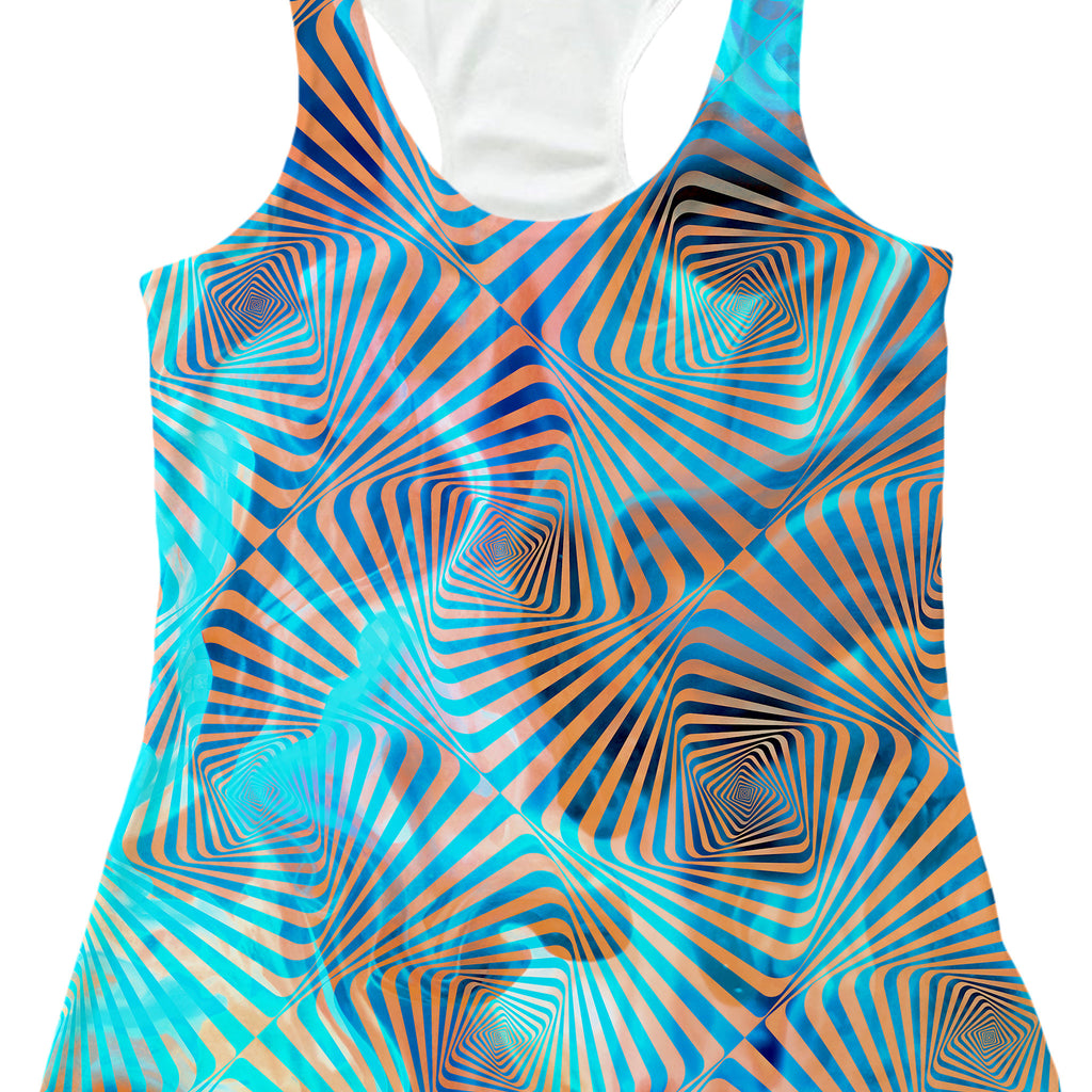 Aqua Plasma Women's Tank, Art Design Works, | iEDM