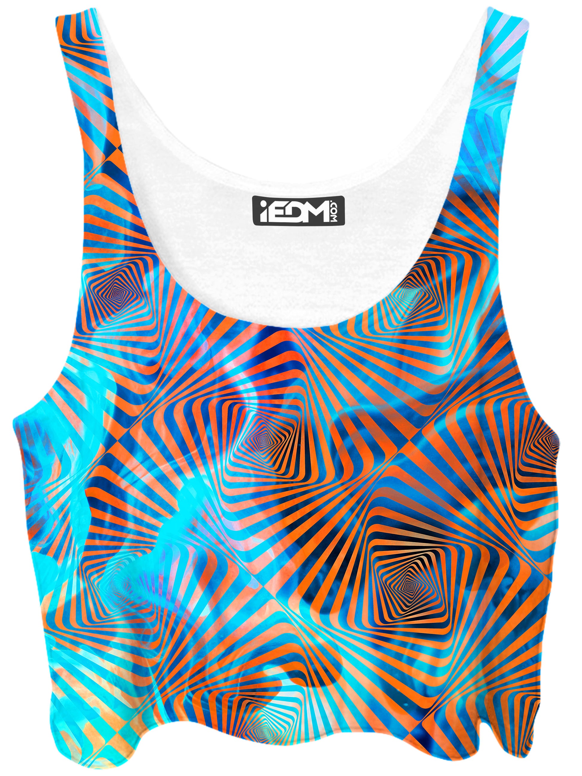 Aqua Plasma Crop Top, Art Design Works, | iEDM