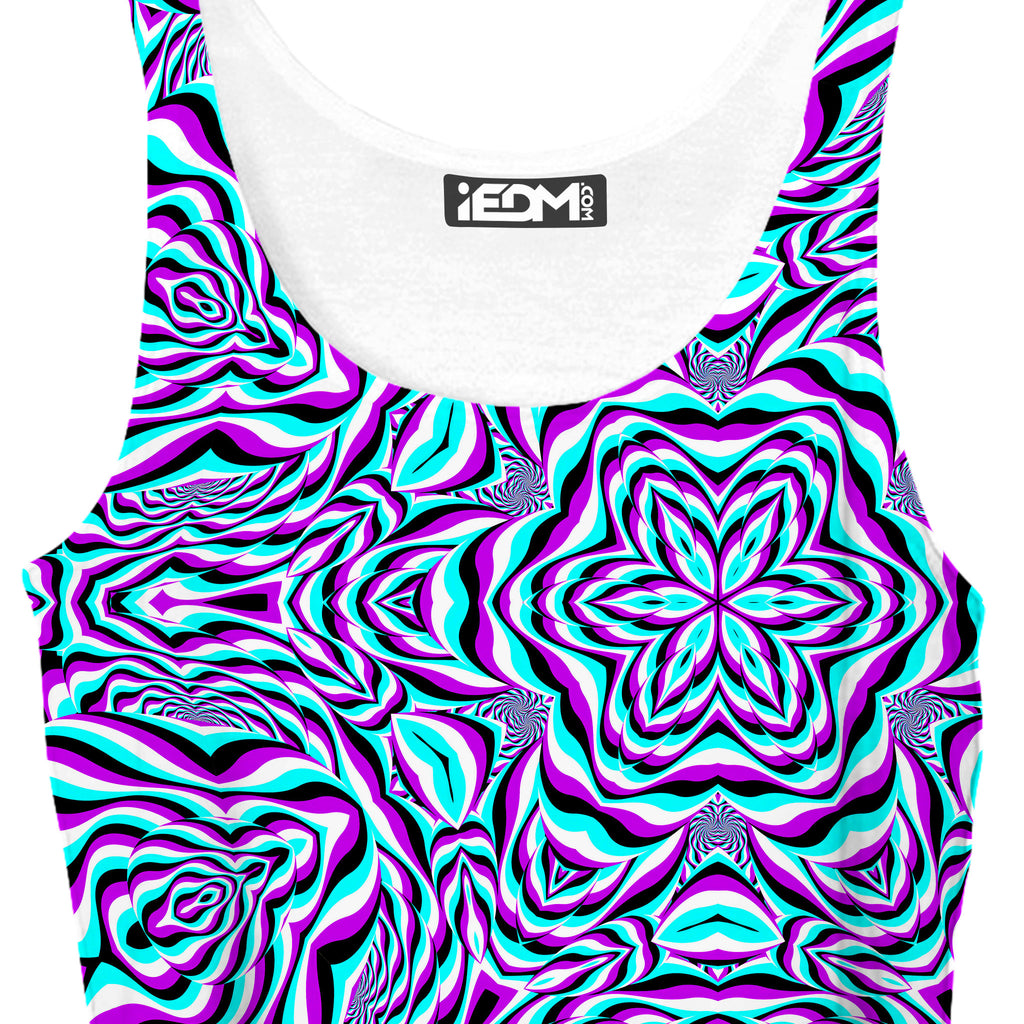 Aquarius Crop Top and Booty Shorts Combo, Art Design Works, | iEDM