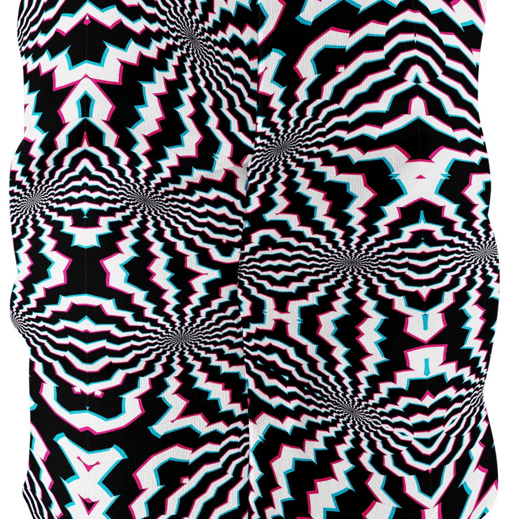 Fractal Ripples Bandana Mask, Art Design Works, | iEDM