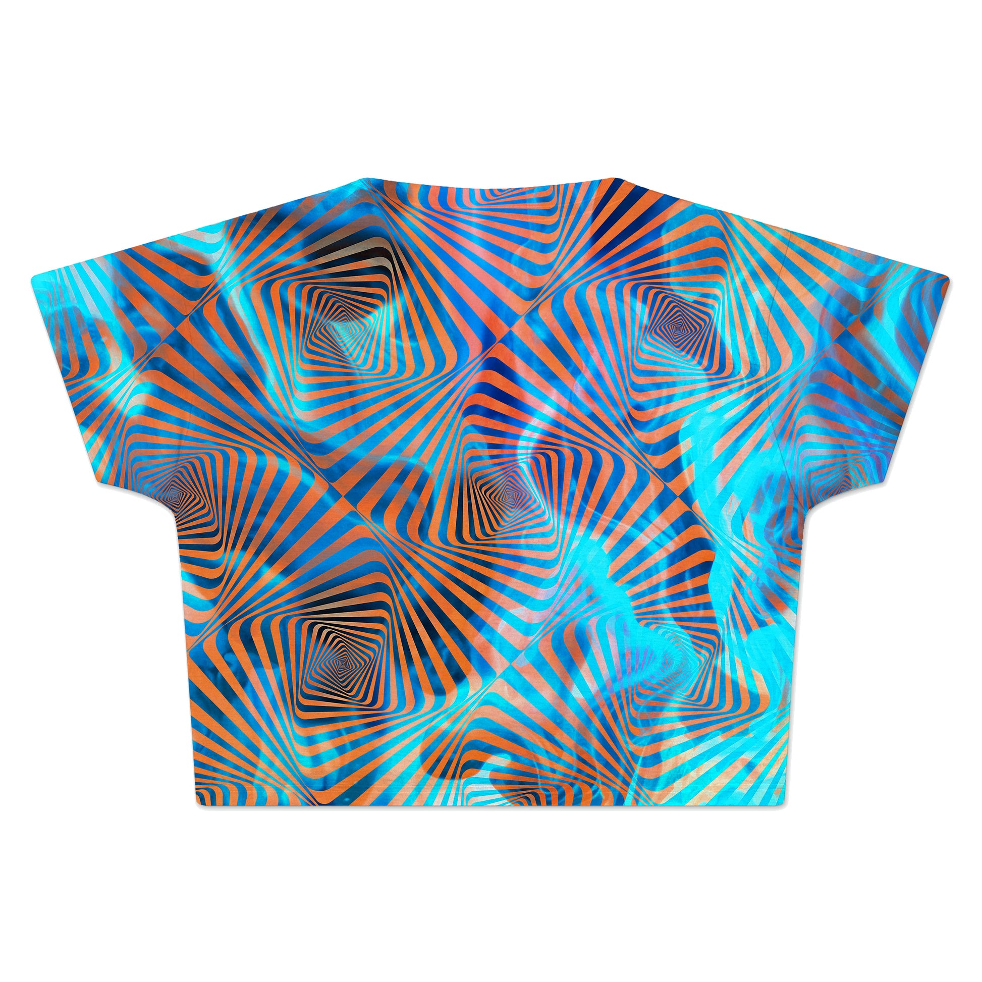 Aqua Plasma Crop Tee, Art Design Works, | iEDM