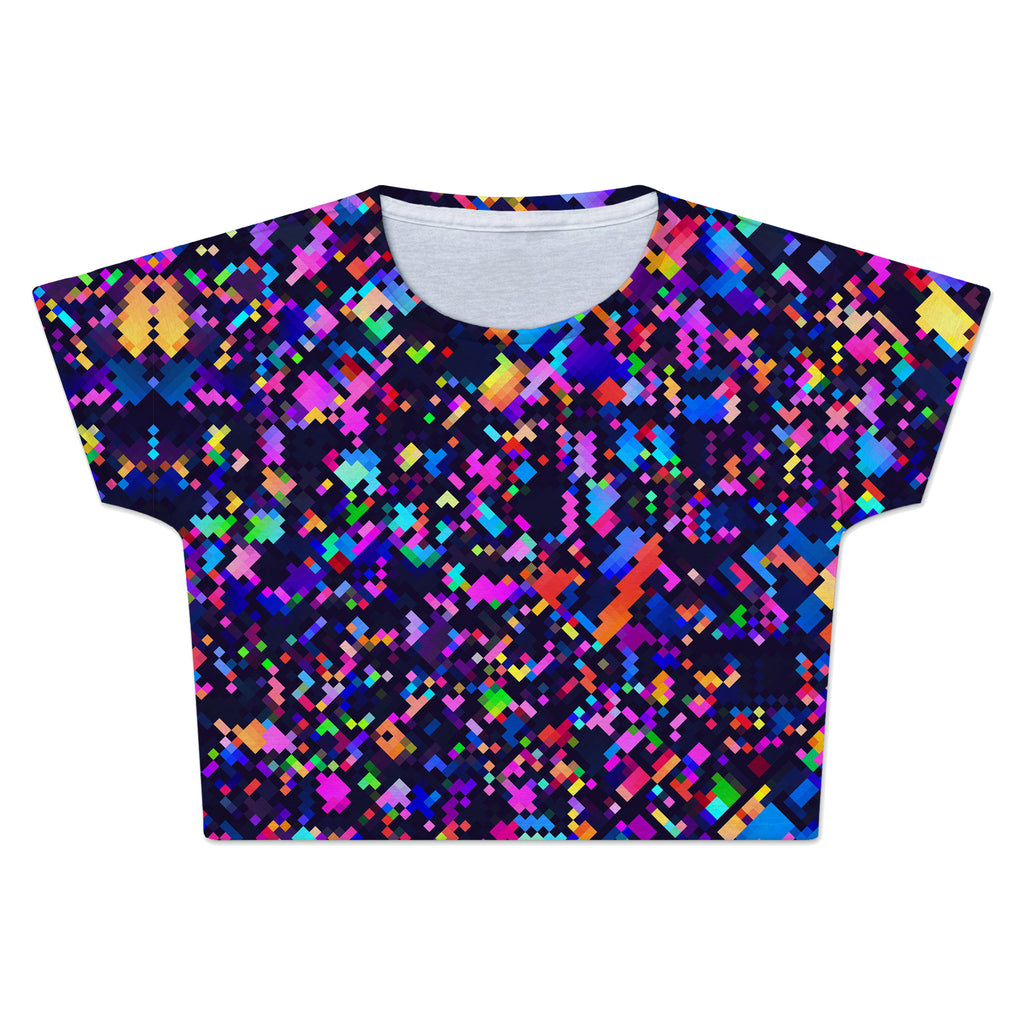 8-Bit Confetti Crop Tee, Art Design Works, | iEDM