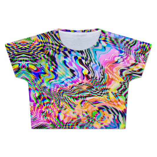 No Signal 2.0 Crop Tee, Art Design Works, | iEDM
