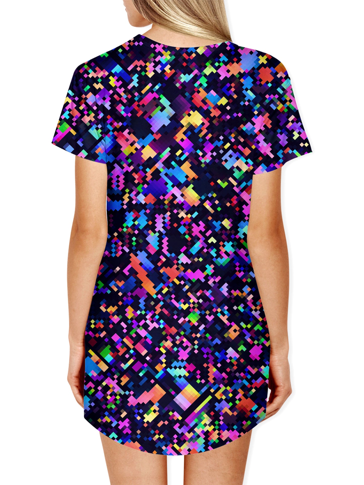 8-Bit Confetti Drop Cut Unisex T-Shirt, Art Design Works, | iEDM