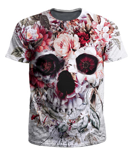 Riza Peker - Floral Skull Men's T-Shirt
