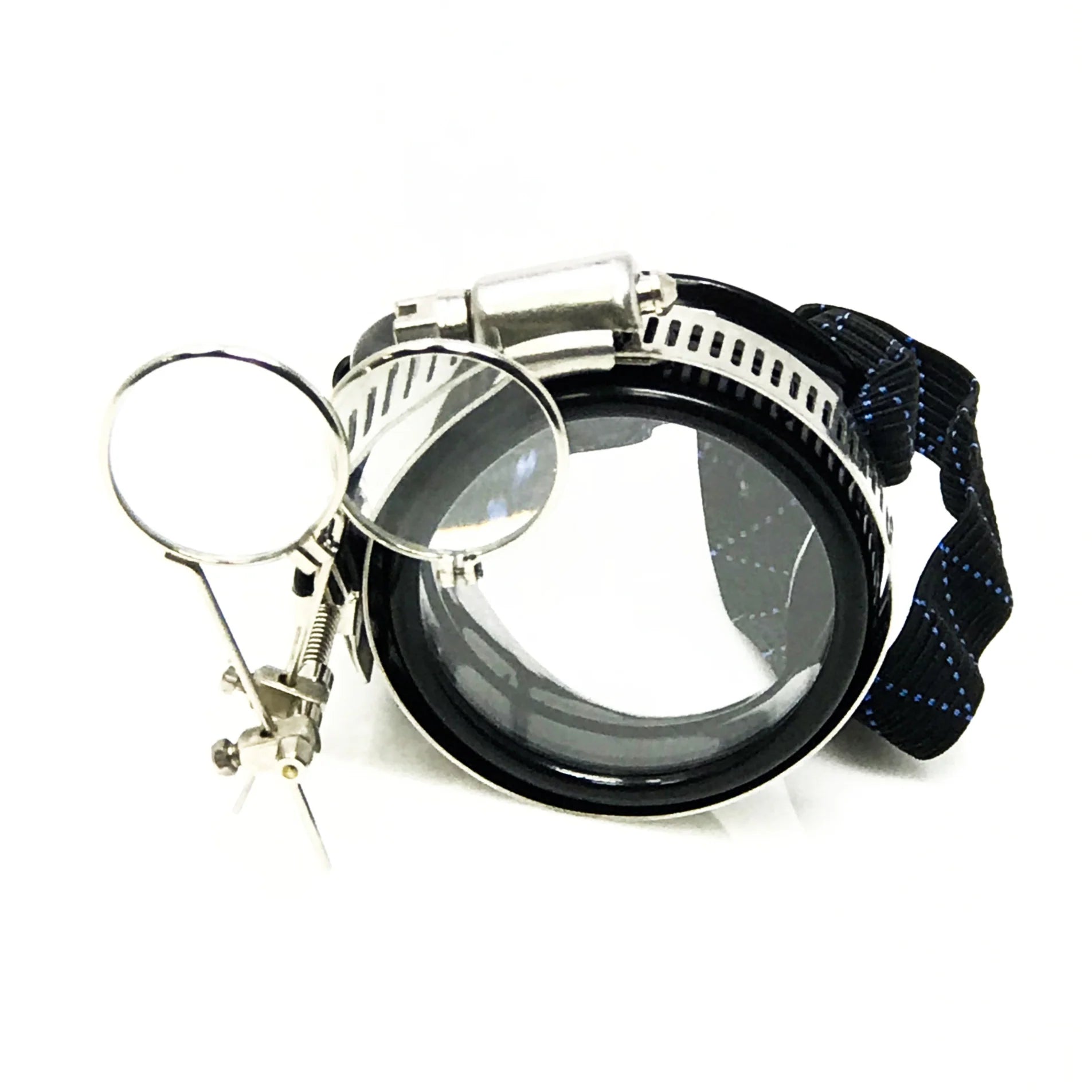 Airship Captain Pirate Eyepatch Monocle Rave Goggle With Magnifying Ey